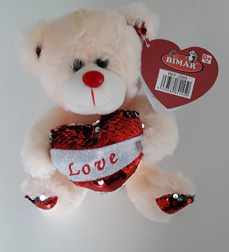 Peluche giocattolo «Bear "I Love"» (Bimar)