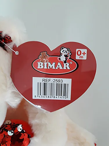 Peluche giocattolo «Bear "I Love"» — foto 2 dell'alert A12/01096/21