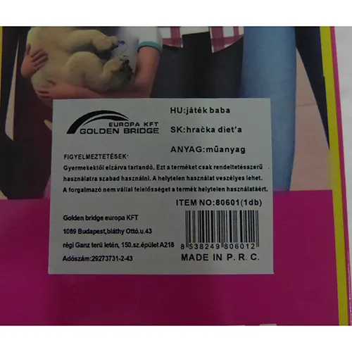 Bambola di plastica «Bearby Beautiful Girl» — foto 3 dell'alert SR/03038/25