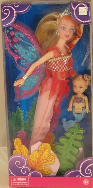 Set di bambole di plastica «Beauteous Mermaid Princess» (Sikaly)