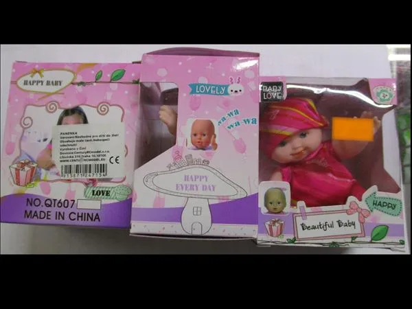 Bambola di plastica «Beautiful Baby, Happy» (BABY LOVE)