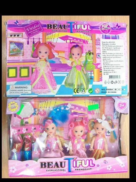 Bambole in plastica con accessori «Beautiful everlasting friendship» (Vnidio)