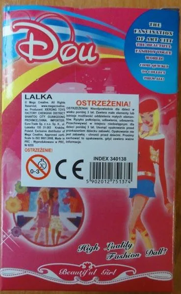 Bambola di plastica «Beautiful girl» — foto 2 dell'alert A12/0478/18