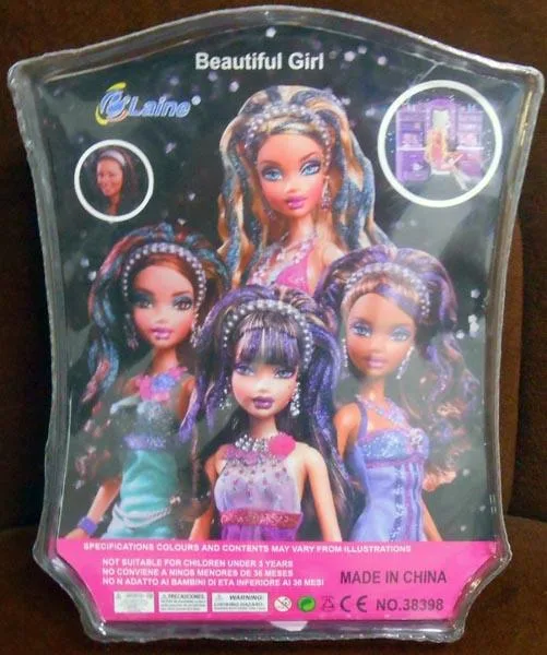 Set di bambole di plastica «Beautiful Girl» (E'LAINE)