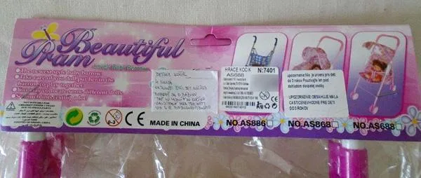 Passeggino giocattolo con bambola «Beautiful Pram – Lovely Baby Barrow» — foto 3 dell'alert A12/1210/19