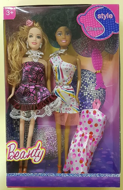 Bambola in plastica con accessori «Beauty Charm style, FASHION SHOW»