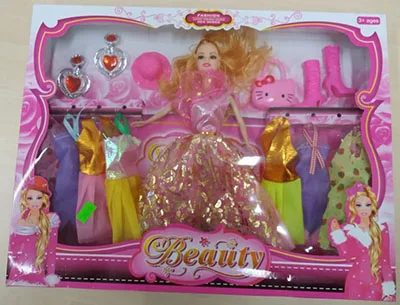 Set di bambole di plastica «Beauty» (Fashion)