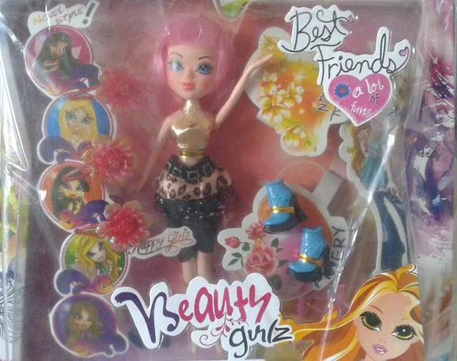 Bambola di plastica «Beauty Girlz» (Pamax)
