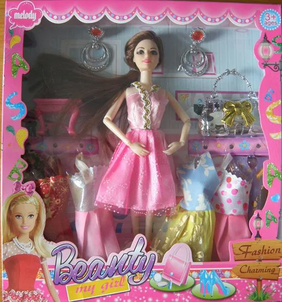 Bambola in plastica con accessori «Beauty my girl» (Melody)
