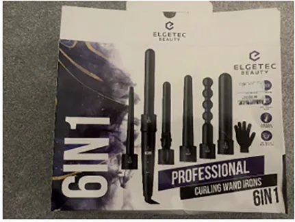 Ferri da arricciatura «Beauty Professional Curling Wand Irons 6-in-1» — foto 2 dell'alert A12/00046/23