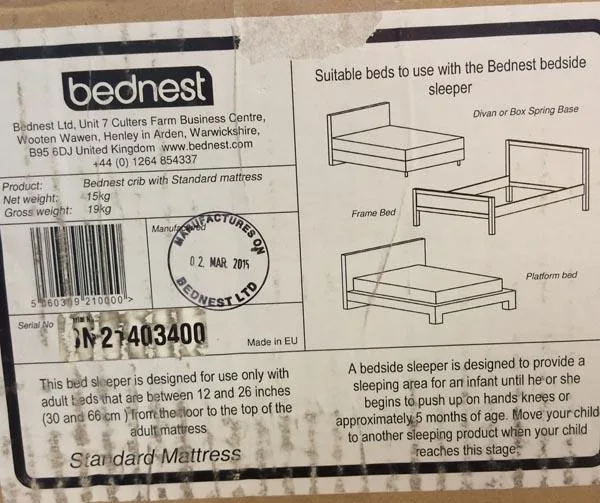 Lettino da letto «Bedside Sleeper» — foto 4 dell'alert A12/0915/16
