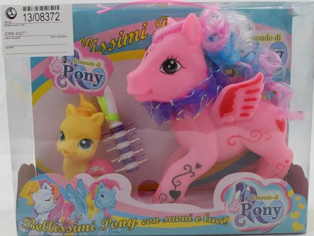 Set di pony di plastica «Bellissimi Pony» (Il mondo di Pony)