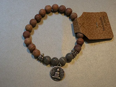 Collana e bracciale set «Benava - Mala Kette 108 Jaspis und Labradorit Edelstein Perlen - Set mit Armband» — foto 3 dell'alert A12/00478/23