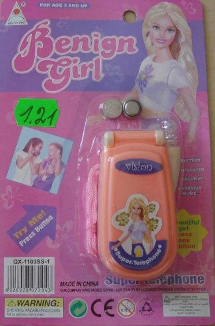 Telefono cellulare giocattolo e #13; & #13; & #13; e #13; «Benign girl» — foto 2 dell'alert A12/1625/12
