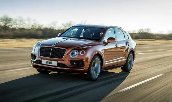 Autovettura «Bentayga» — foto 2 dell'alert A12/02320/23