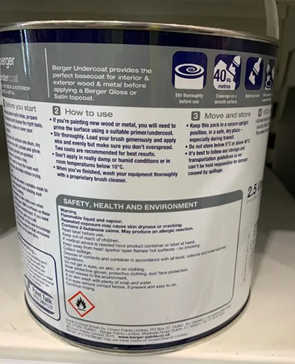 Vernice «Berger Gloss Paint» (Berger)