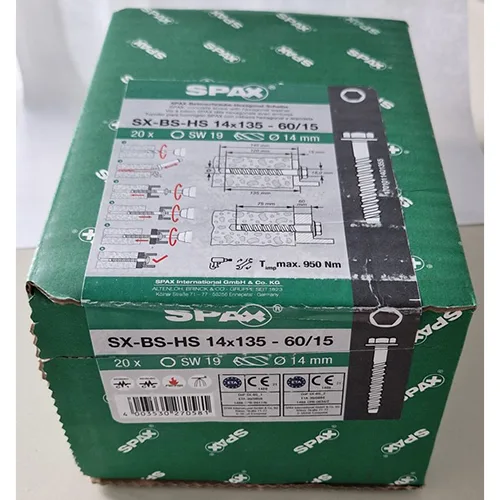 Vite di calcestruzzo «Betonschraube Kopfformen HS, SK, RK, RKG, IG, AG» (SPAX)