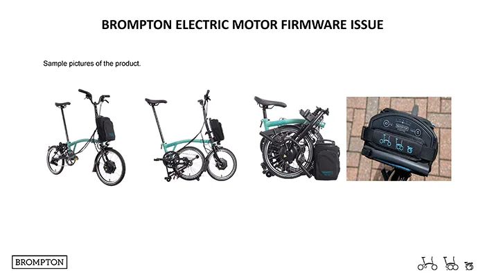 Bicicletta elettrica pieghevole (Brompton)