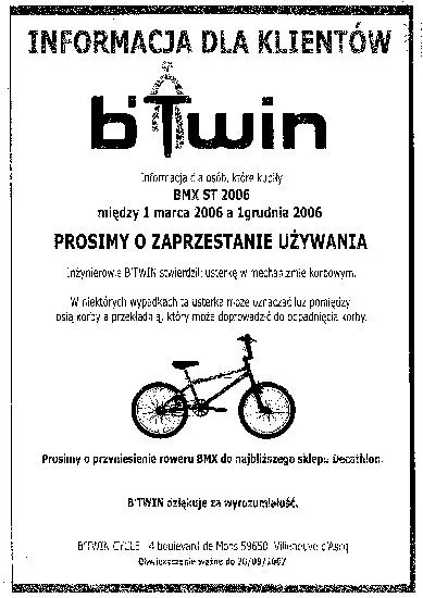 Bicicletta Street 2006 B'Twin — foto 1 dell'alert 0660/07