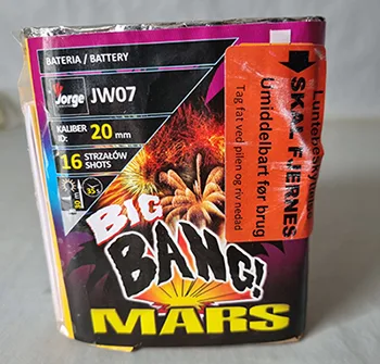 Fuochi d'artificio «Big Bang Mars» (NFC ApS)