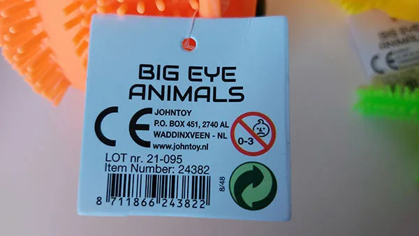Giocattolo di puffer «Big eye animals» — foto 5 dell'alert A12/00650/22