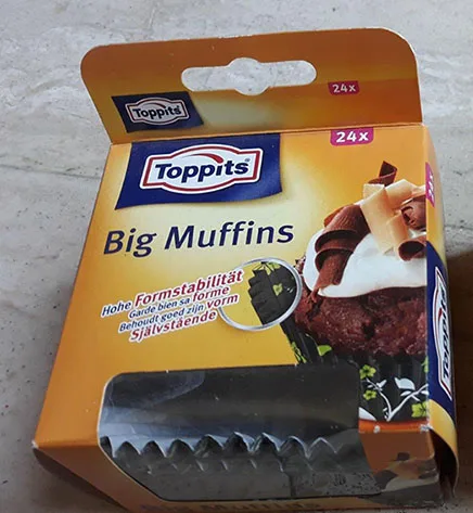 Carte cupcake «Big Muffins» (Toppits)