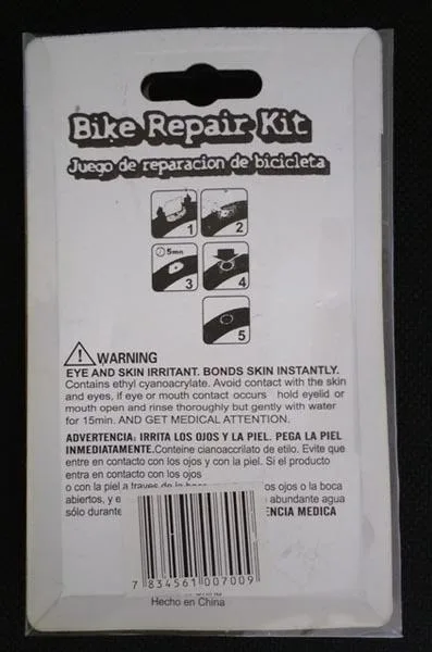 Kit di riparazione pneumatici per biciclette «Bike Repair Kit» — foto 2 dell'alert A12/1597/17