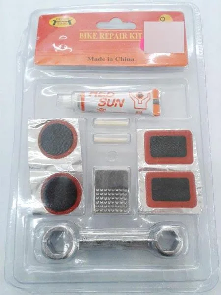 Kit di riparazione biciclette «BIKE REPAIR KIT / RED SUN (glue)» — foto 1 dell'alert A12/1247/16