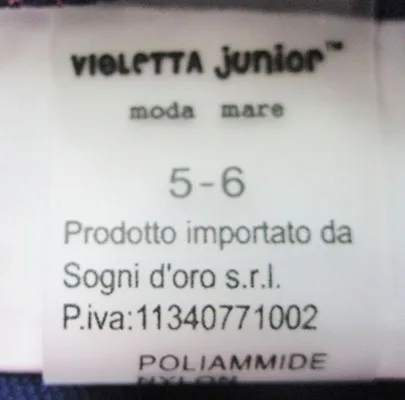 Bikini per bambini — foto 4 dell'alert A12/01804/23