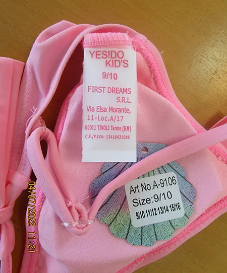 Bikini per bambini — foto 4 dell'alert A12/01044/22