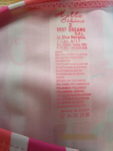 Bikini per ragazze — foto 2 dell'alert A12/0953/19