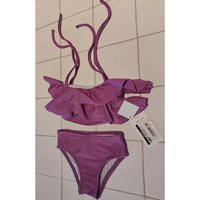 Bikini per bambini «Bikini Ruffle Purple» (Sproet &amp; Sprout)