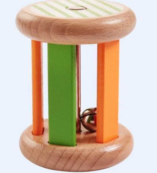 Sonaglio giocattolo in legno «Bild Baby Roll-Rassel» (Kaufland)