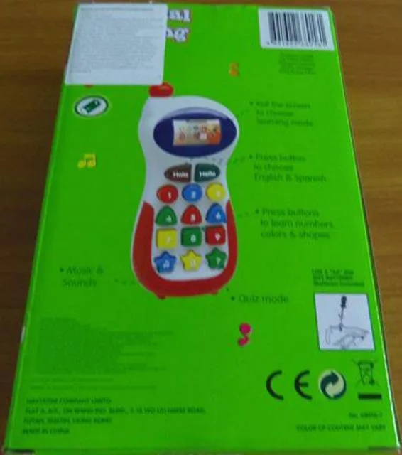 Telefono di apprendimento giocattolo «Bilingual Learning Mobile» (Navystar)