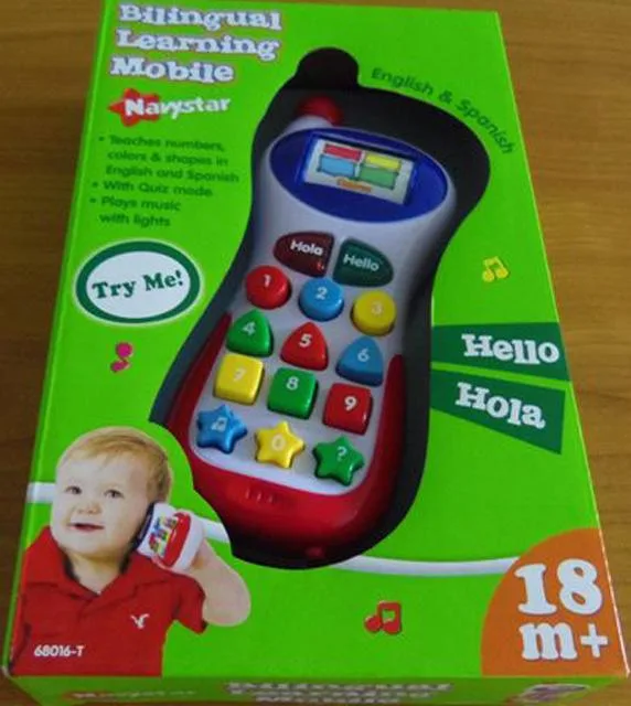 Telefono di apprendimento giocattolo «Bilingual Learning Mobile» — foto 2 dell'alert A12/0039/14