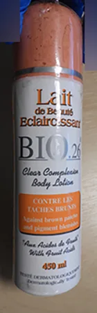 Crema schiarente per la pelle «BIO.26 Lait de Beauté Eclaircissant» — foto 1 dell'alert A12/01860/22