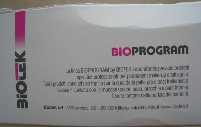 Crema rigeneratrice cutanea per trucco permanente e t «Bioprogram Newgex» — foto 3 dell'alert A12/0943/13