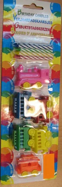 Candele di compleanno con giocattoli «Birthday Candles» (Unknown)