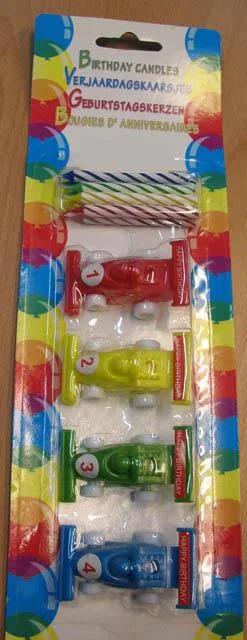 Candele di compleanno con giocattoli «Birthday Candles» (Unknown)