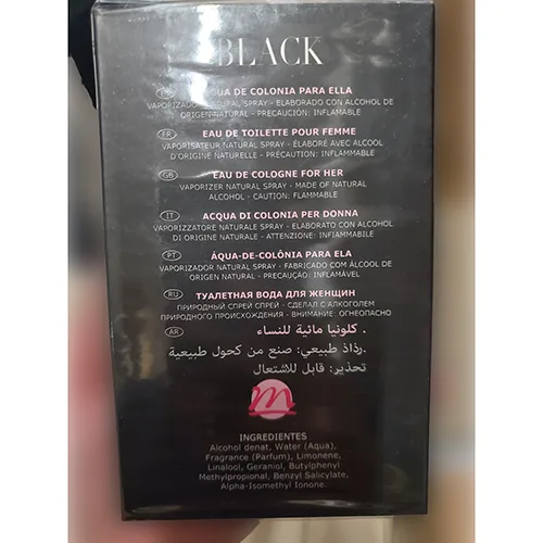 Eau de toilette «Black» (Fragancias Mais, S.L.)