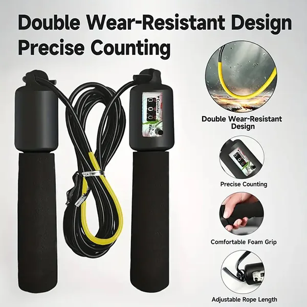 Corda di salto «Black jump rope with wear-resistant plastic coating» — foto 2 dell'alert SR/04442/25