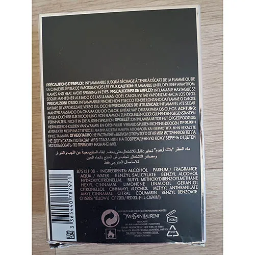 Profumo «BLACK OPIUM» — foto 8 dell'alert A12/02106/24
