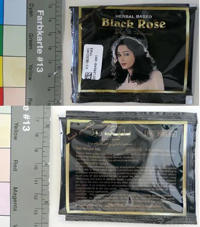 Tintura per capelli «Black Rose» — foto 1 dell'alert A12/00239/23