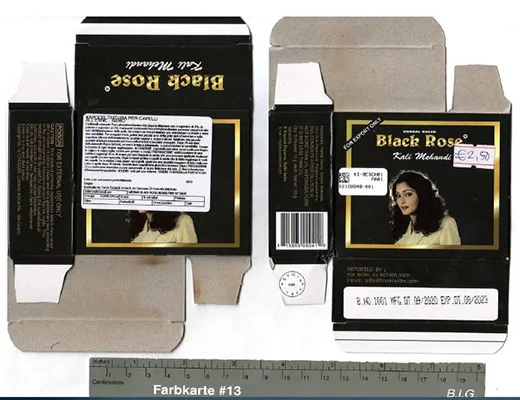 Tintura per capelli «Black Rose» — foto 2 dell'alert A12/00239/23