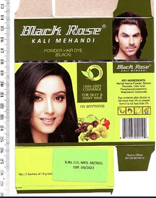 Tintura per capelli «Black Rose» — foto 2 dell'alert A12/00238/23