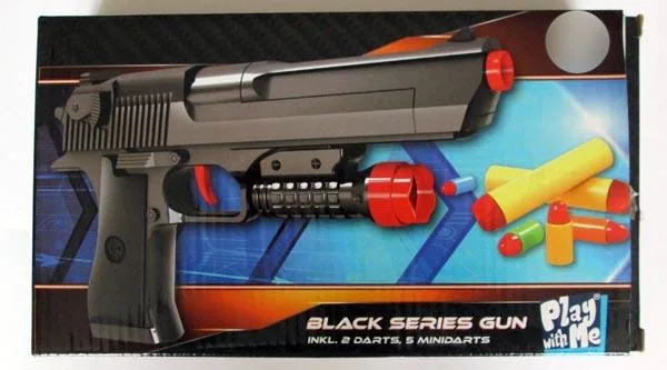 Pistola giocattolo «Black Series Gun» (Play with Me)