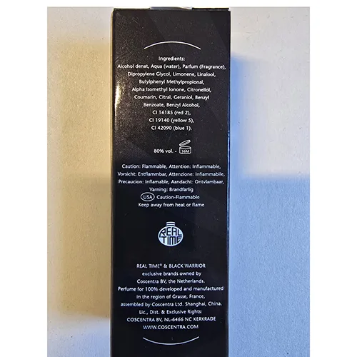 Eau de toilette «Black Warrior» — foto 3 dell'alert SR/01311/25