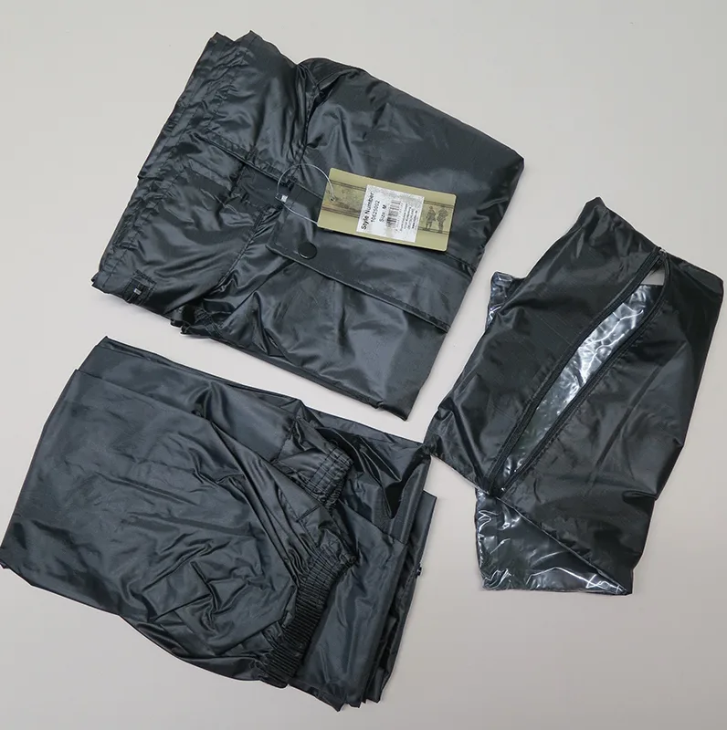 Tuta da pioggia «Black Wet Weather Suit, black 1559» (Mil-tec)