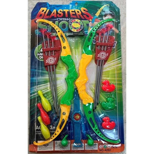 Set di giocattoli in plastica «BLASTERS DISK SHOOT»
