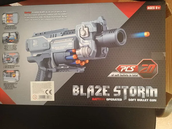 Set di armi giocattolo «BLAZE STORM»